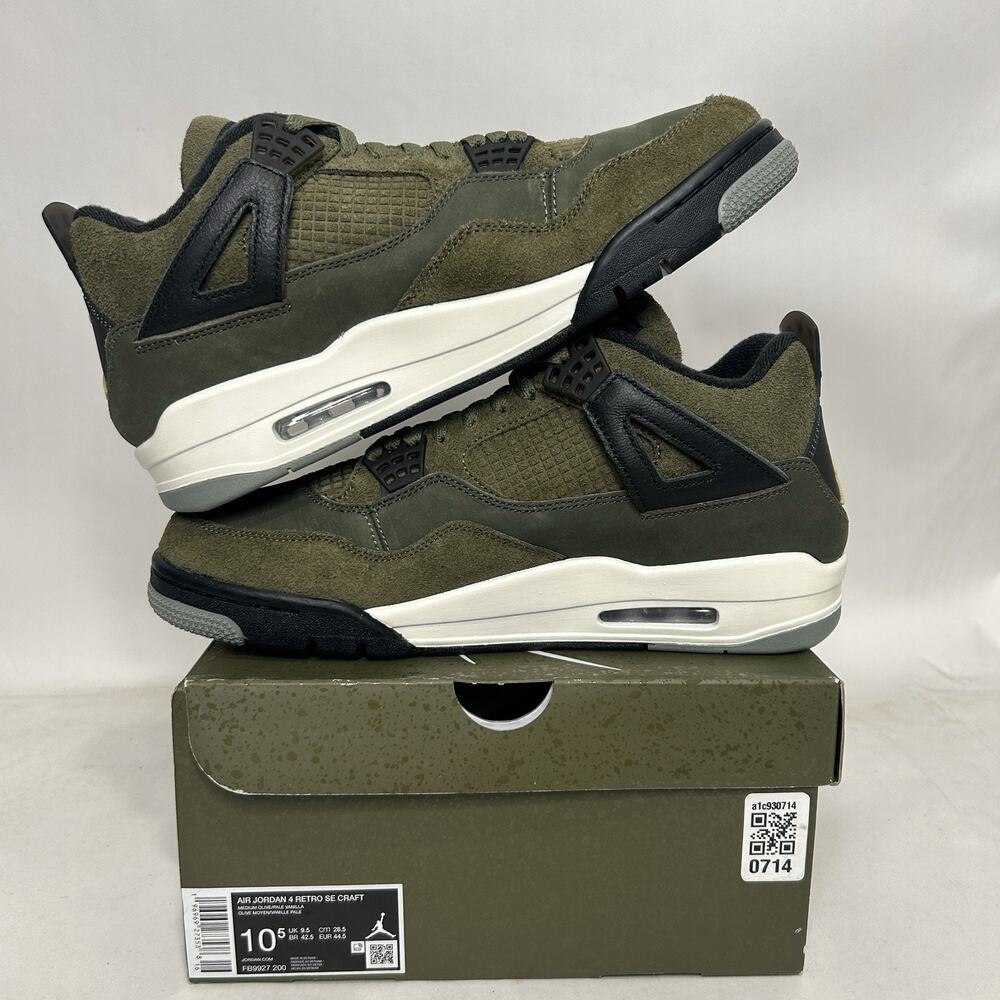 Nike Air Jordan 4 SE Craft “Medium Olive” - Picture 3 of 6